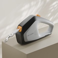 콜콜러브 애완견 자동 리드줄 꼬임방지 3단계 조절 버튼, 1개, 베이지색