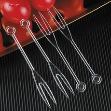 카페 일회용 포크 플라스틱 과일 디저트 10000개 개별포장, 하트 포크 블랙(10000개)