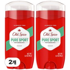 올드스파이스 하이 인듀어런스 퓨어 스포츠 남성 데오드란트, 85g, 2개
