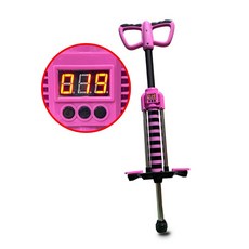 [한토이] NEW 스카이콩콩 점핑스틱 카운터 사운드기능, 핑크95(30kg 이하), 1개