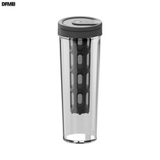 DFMEI 冷萃咖啡壺耐冷熱花茶壺家用冷泡壺果茶冷萃瓶帶提手戶外咖啡壺, 1個, 冷萃壺純黑色-1L:1L, 1L