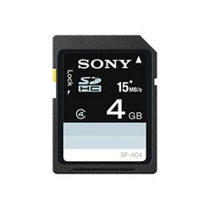 소니 SONY SDXCSDHC 메모리 카드 4GB SF-4N4 T