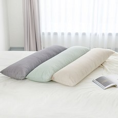 SLEEP&SLEEP 素色長形靠枕套, 薄荷