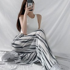 Trendeez Summer Women's Tie Dye Pants 2022 Fashion Korean Style Hot Elasticity Elegant Trousers