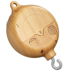 FEISIKE 아기 침대 이동식 팔 천연 너도밤나무 이동식 암 아기방 장식 86cm(34인치)