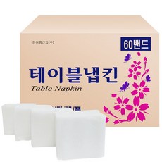 한아름산업 테이블냅킨 업소용냅킨 (90매x100밴드), 90개, 1개