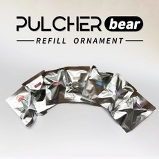풀케르 베어(PULCHER Bear) 리필 오너먼트 1EA, 프리지아&페어, 1개