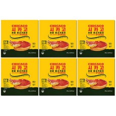 리얼 시카고 피자 불고기 6판, 370g, 6개