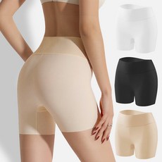 소프트포라 하이웨스트 심리스 뱃살 보정 속바지 사각 드로즈 팬티
