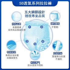 包醫生 成人拉拉褲 L號 60片裝 德國超聲波技術生產 5D立體透氣, 1個, M碼【加厚巨吸】60片/包（超2包選宅配