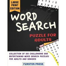 Word Search Puzzle for Adults: Collection of 100 Challenging and Entertaining Word Search Puzzles fo... Paperback, Kids Word Search Books, English, 9781990059858