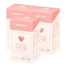 데일리원 오 마이 철분, 60g, 3개