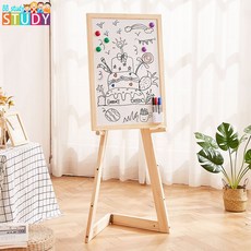 60x90 雙面實木海報架, 雙面板40*60白板軟木板