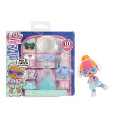 LOL SurpRISE 라이즈 패션 팩 겨울 스타일 - 각각 6가지 독특한 스타일 의상 3개 신발 2켤레 액세서리 4개 믹스 앤 매치 스타일로 수많은 새로운 룩을 연출하세