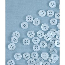 패션스타트 요크 컬러 단추 11mm 10개입 라이트 블루, 1개