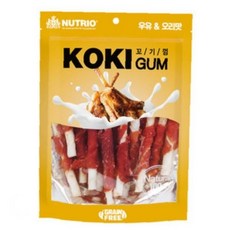 반려견 우유 오리고기 껌 18p 치아건강 씹는 스틱 강아지 덴탈케어 간식 장시간, 1개, 상세페이지 참조