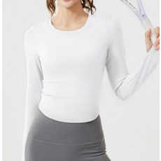 헬스복 요가복 라운드넥 트레이닝 긴팔티셔츠 4컬러 스포츠 여성용