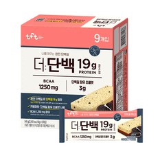 빙그레 더단백 브라우니바 쿠키 60g x 9개입, 1세트, 40g