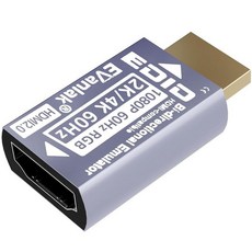 EVanlak 4K 120Hz HDMI 2.1 더미 플러그 EDID 헤드리스 어댑터 PC VR 및 암호화 마이닝용 가상 디스플레이 에뮬레이터 8K@30Hz 4K@120H, 2K/4k 60Hz Gray-1p