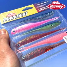 파워 저크쉐드 5인치 스페셜패키지 광어웜 다운샷웜, 1개, 10g