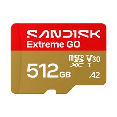 SANDISK Extreme GO microSDXC 512GB V30 A2 記憶卡, 1個