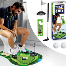 세젠드 쓸모없는 쓸데없는 웃긴 선물 토일렛골프, 1개