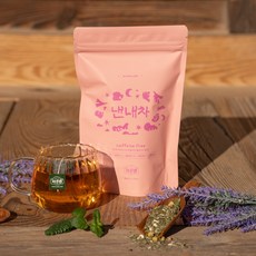 시골랩 낸내차 상추차 캐모마일 무카페인 허브 블렌딩 티 잠잘오는 수면 티백, 1개, 20개입, 2g