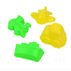 에이오티(AOT)샵 모래놀이 몰드_교통수단 (4종세트) 다용도모래몰드