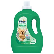 Snuggle 熊寶貝 14天持香室內晾衣型高濃縮衣物柔軟精 Green Sparkle Plus 2L, 1桶