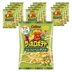 Calbee 卡樂比 7種蔬菜薯條餅乾, 12包, 72g