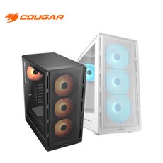 【COUGAR 美洲獅】AIRFACE PURE PRO 小體積ATX電腦機殼, 黑色, 1個, 黑色