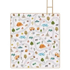 StarR NATURE 알루미늄 피크닉 매트 6mm, 선샤인 옐로