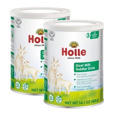 Holle 홀레 산양유 3단계 토들러 분유, 2개