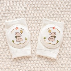 스타도어 유아용 큐트자수 메쉬 무릎보호대 2p, 풍선곰, 1개