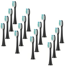 4개 새 특허 소닉 교체용 칫솔 헤드 DiamondClean HealthyWhite FlexCare Essence, 05 black 16pcs