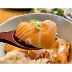 칠레산 큼직한 숙성연어 살점 총600g 살몬 돈부리덮밥 일본요리, 2개, 300g