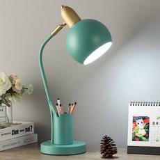 단스탠드 필통 연필 꽂이 모던 심플 미드 센추리 유럽풍 감성, 민트그린