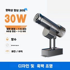 LED 야외 외부등 방수 프로젝션 광고 조명 바닥형 로고 간판등 문자 연출용 240W 1팩, 1.30W-방수없음