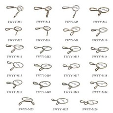 M3-M26 직경 10PCS 연료 라인 오일 공기 튜브 클램프 호스 스프링 클립 패스너, 19 9mm
