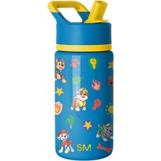 啵比小舖 美國Simple Modern 迪士尼兒童不銹鋼吸管保溫保冷水壺 414ml, 1個, Outdoor Adventures