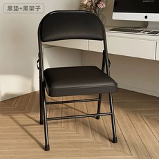 교회인용의자 체어 강당 AL 회의실 공부 쿠션, A. 검은 검은 다리 업그레이드 된 두꺼운 의자 프레임