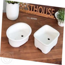 내픽 토분 낮은분재 다육이 예쁜토분, 타원형