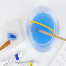 살림덕후 초등 학생 수채화 물통 수채화물통 초등미술물통접이식 미술용물통미니, ONE