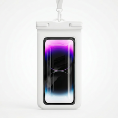 로멀리 핸드폰 방수팩 물놀이 방수케이스, 1개, 화이트