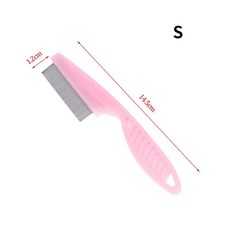고양이 개 스테인레스 스틸 벼룩 빗 애완 동물 관리 빗 애완 동물 동물 관리 빗 Deworming 브러시 헤어 모피 미용 도구 제거, 1개