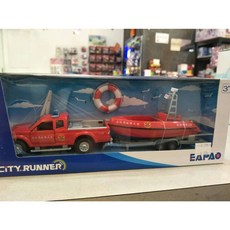 EAPAO 易保 救難大隊 迴力聲光卡車與救生艇組合, 1個