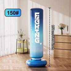 태권도 무에타이 복싱 피트니스 훈련용 벽 마운트 헤비 백 튼튼한 설치 펀칭, 05 130 50CM