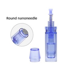 바늘 닥터펜 리필 홈케어 고주파 니들 기기 카트리지 충전 모공, 라운드 나노니들 (10개입), 기본 모델명/품번