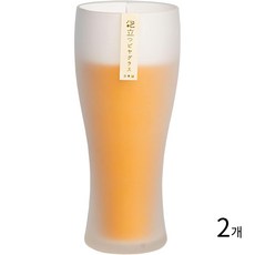 도요사사키 아와다치 불투명 거품 맥주잔 360ml, 2개