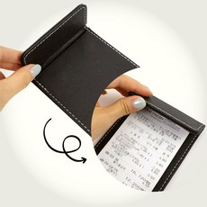 한스밀 자석 클립 고정 흔들림 없는 튼튼한 결제 서류 홀더 카운터비치용빌지함